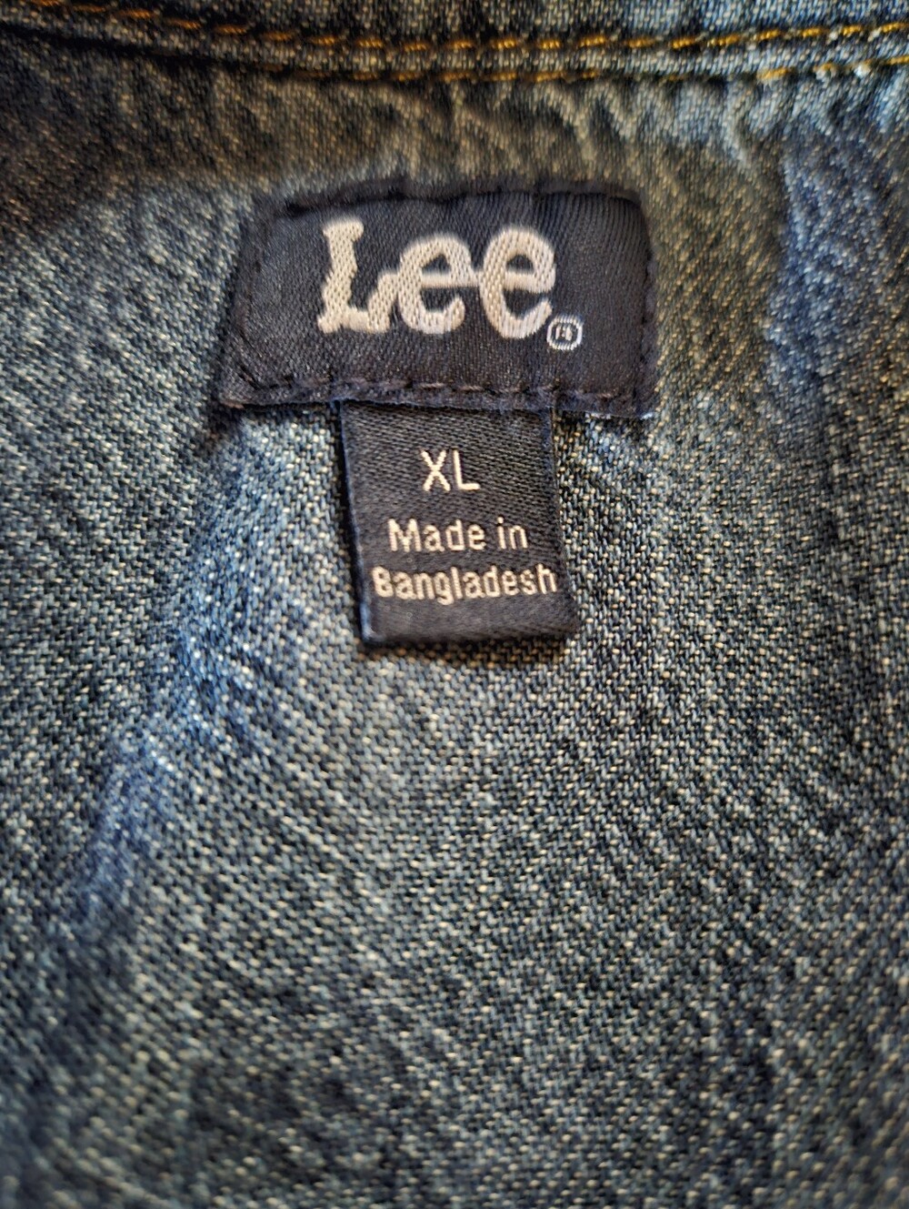 Lee Heritage Western Denim Shirt Dress XL - Picture 5 of 6